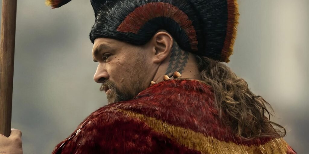 Jason Momoa leading his warriors in Chief of War