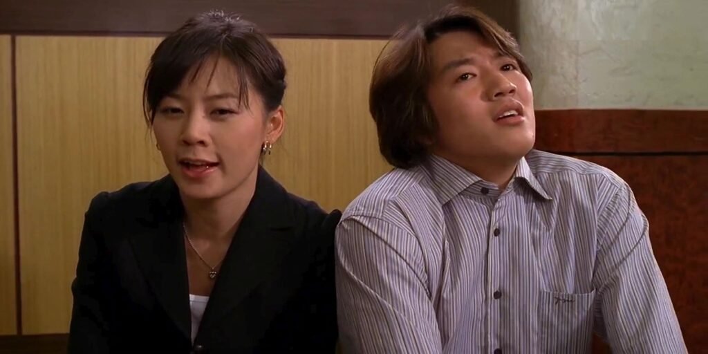 A heartfelt moment between the leads in My Little Bride