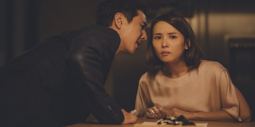 The Kim family in a pivotal scene from Parasite